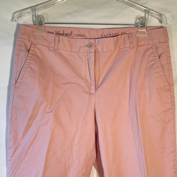 Talbots The Weekend Chino Pale Pink 12P - Picture 3 of 4